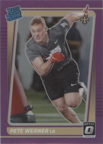 2021 Panini Donruss Pete Werner #P-322