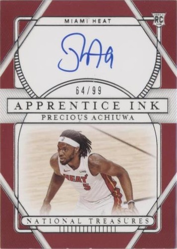 2020-21 Panini National Treasures - Precious Achiuwa #API-PAW