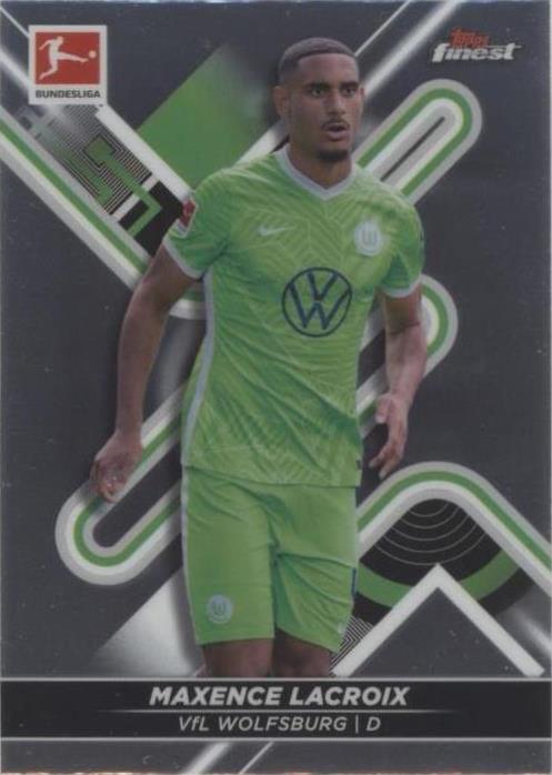 2021-22 Topps Finest Bundesliga Maxence Lacroix #148