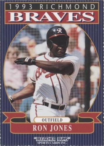 1993 COMIX RICHMOND BRAVES CHIPPER JONES RARE REGIONAL