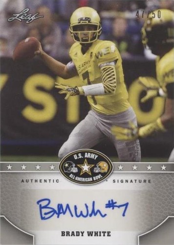 2015 Leaf U.S. Army All-American Bowl Brady White #BA-BW1