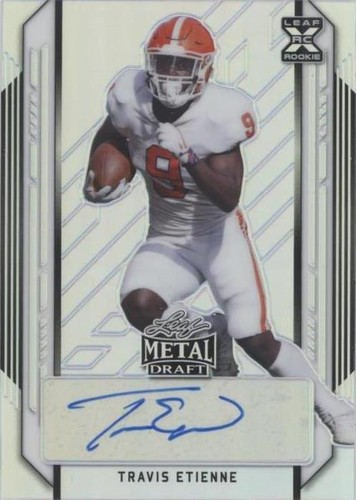 2021 Leaf Metal Draft Travis Etienne #BA-TE1