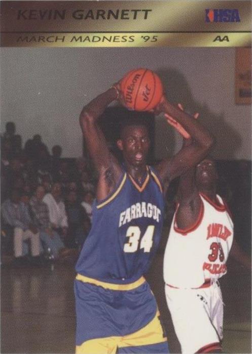 1994-95 Roox IHSA AA March Madness '95 Boys - Kevin Garnett #240