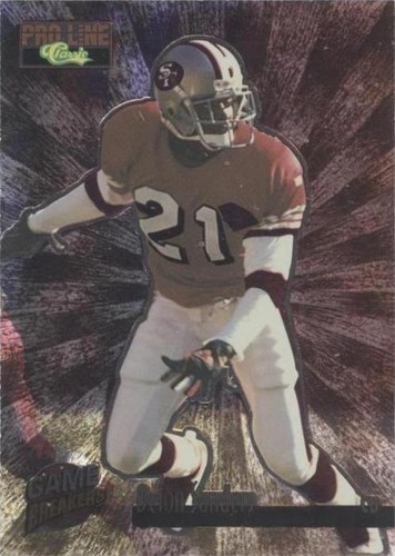 1995 Classic Pro Line Deion Sanders #GB21