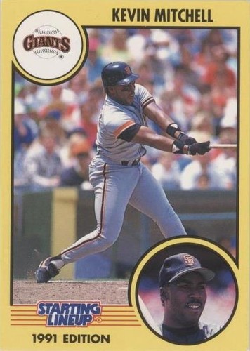 1991 Starting Lineup Cards - Kevin Mitchell #7