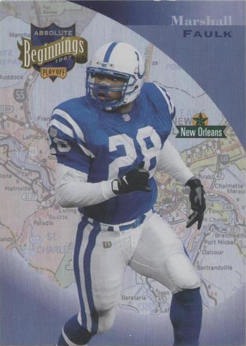 Absolute Beginnings Marshall Faulk 1997 #121