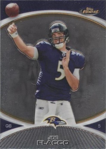 2010 Topps Finest Joe Flacco #105