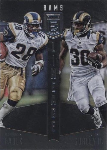 2016 Donruss Elite Marshall Faulk Todd Gurley II #LN-FG