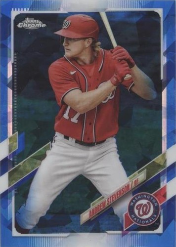 2021 Topps Chrome Update Series Sapphire Edition - Andrew Stevenson #US177