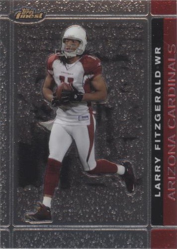 2007 Topps Finest Larry Fitzgerald #71