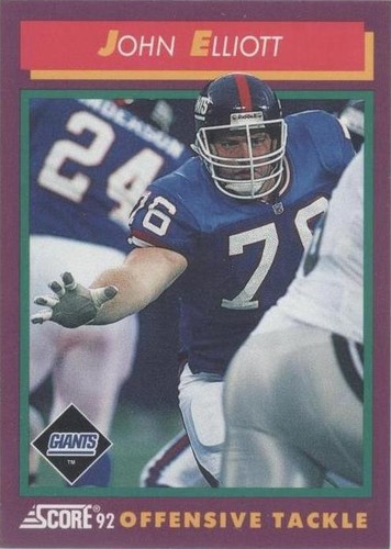 1992 Score John Elliott #140