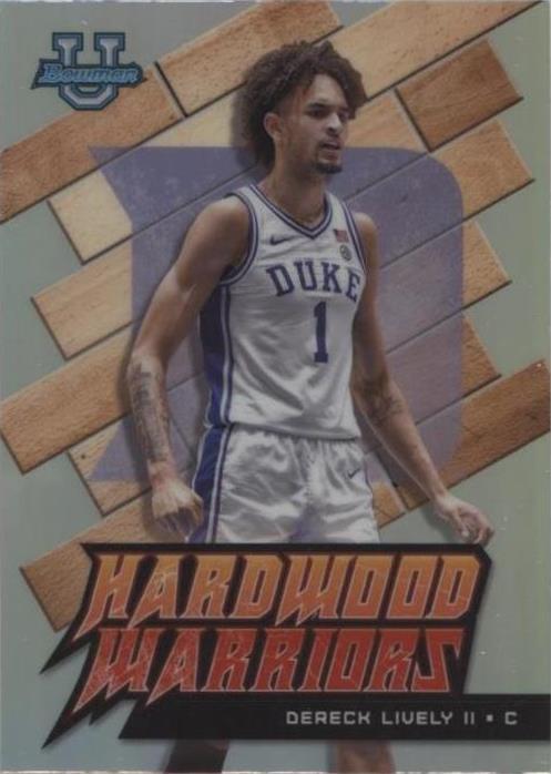 2022-23 Bowman University Best - Dereck Lively #HW-2