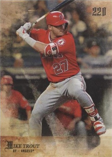 2018 Topps X Bryce Harper 220 Second to None - Mike Trout #7