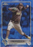 2022 Topps Chrome Update Series Sapphire Edition - Sean Manaea #US48