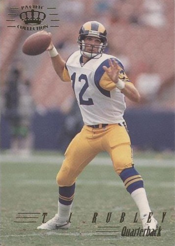 1994 Pacific Crown Collection T.J. Rubley #354