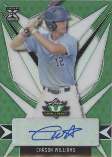 2021 Leaf Valiant - Carson Williams #BA-CW1