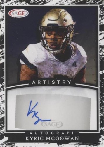 2022 SAGE Artistry Kyric McGowan #A-KM3