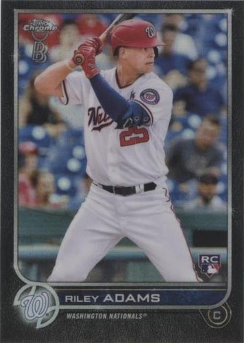 2022 Topps Chrome Ben Baller Edition - Riley Adams #103