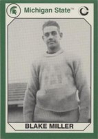 1990 Collegiate Collection Michigan State Spartans Blake Miller #91