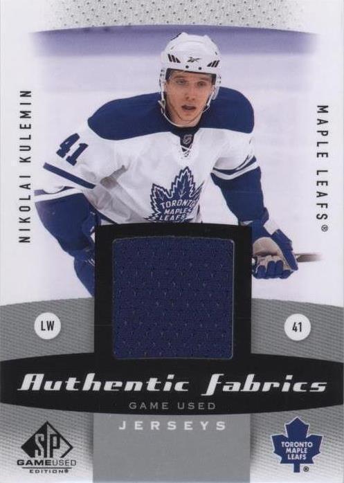 2010-11 SP Game Used Edition - Nikolai Kulemin #AF-NK