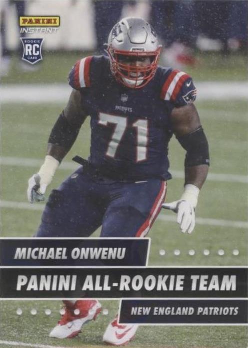 2020 Panini Instant NFL Michael Onwenu #ART-11