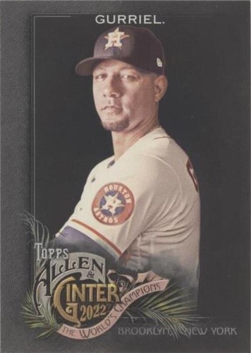 2022 Topps Allen & Ginter X - Yuli Gurriel #103