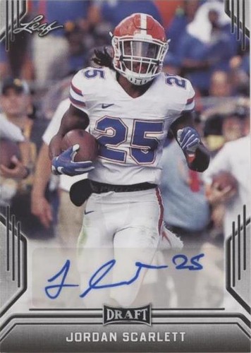 2019 Leaf Draft Jordan Scarlett #BA-JS4