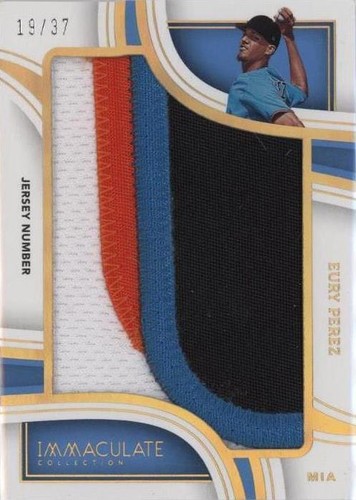 2023 Panini Immaculate Collection - Eury Perez #JTL-EPE