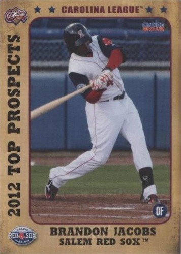 2012 Choice Carolina League Top Prospects - Brandon Jacobs #11