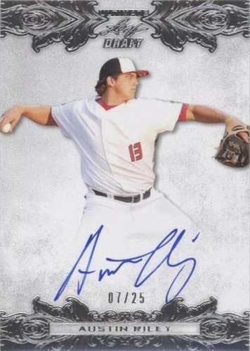 2015 Leaf Ultimate Draft - Austin Riley #BA-AR2