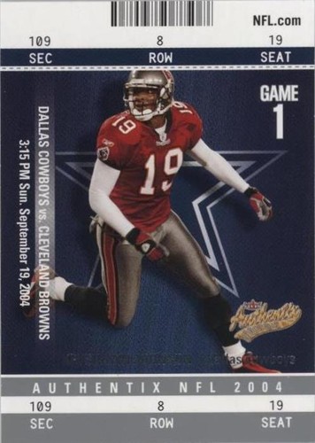 2004 Fleer Authentix Keyshawn Johnson #87