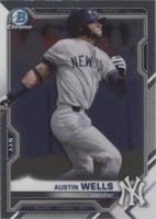 2021 Bowman Chrome - Austin Wells #BCP-214