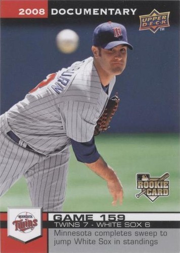 2008 Upper Deck Documentary - Nick Blackburn #4760