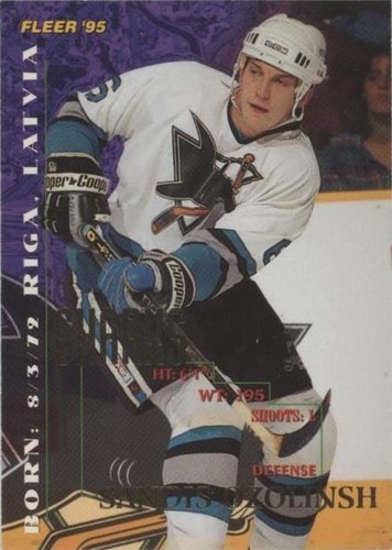 1994-95 Fleer - Sandis Ozolinsh #200