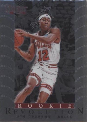 2021-22 ayo dosunmu rookie rc auto contenders playoff ticket