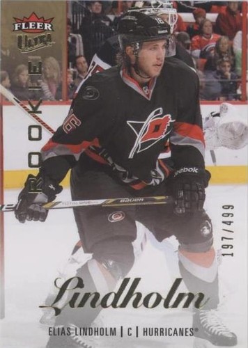2013-14 Fleer Showcase - Elias Lindholm #46