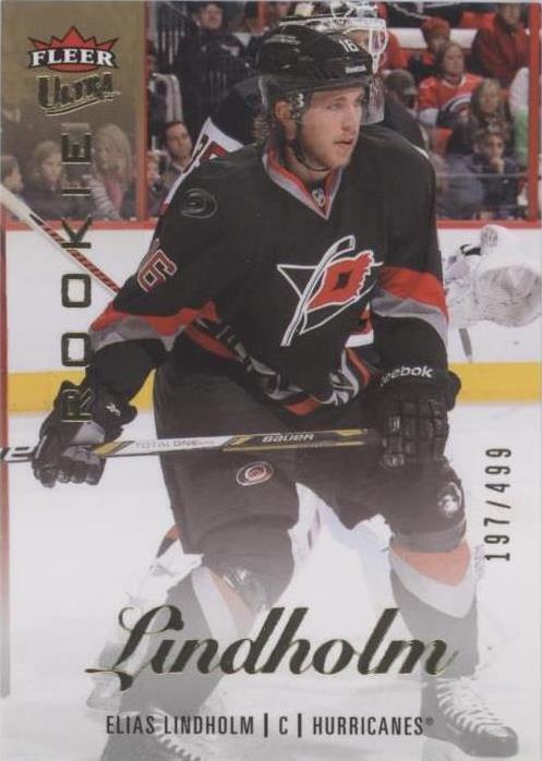 2013-14 Fleer Showcase - Elias Lindholm #46
