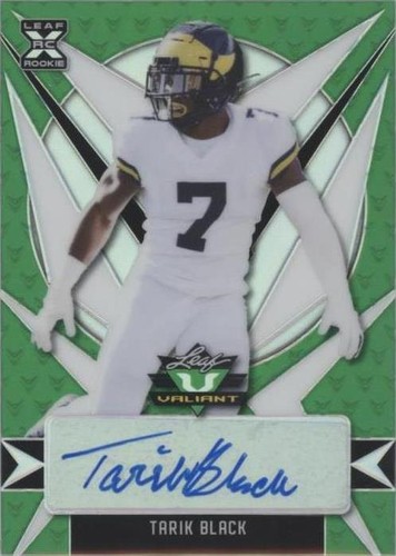 2021 Leaf Valiant Tarik Black #BA-TB1