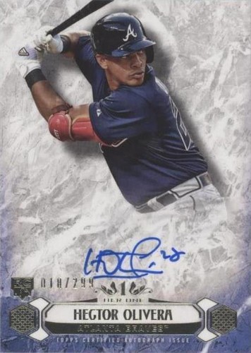 2016 Topps Tier One - Hector Olivera #BOA-HOL