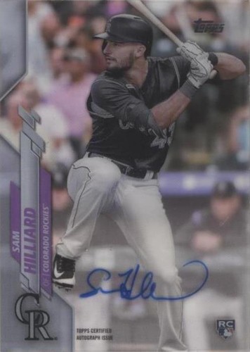 2020 Topps Clearly Authentic Autographs - Sam Hilliard #CCA-SH