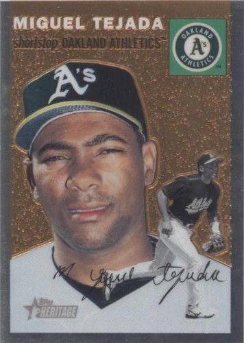 2003 Topps Heritage - Miguel Tejada #THC69