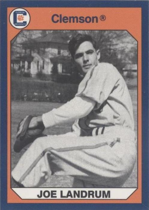 1990 Collegiate Collection Clemson Tigers - Joe Landrum #180