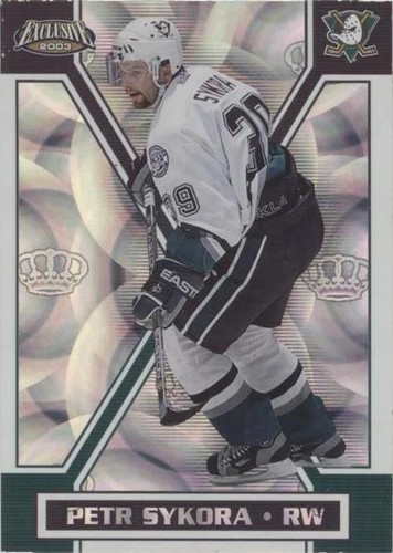 2002-03 Pacific Exclusive - Petr Sykora #4