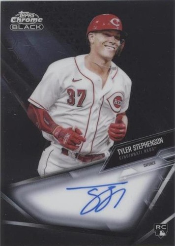 2021 Topps Chrome Black - Tyler Stephenson #CBA-TS