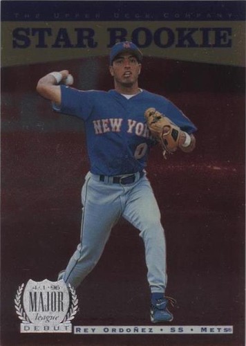 メジャーリーグ　カード　REY ORDONEZ Rey Ordonez Signed 1995 Upper Deck Minors Baseball Card