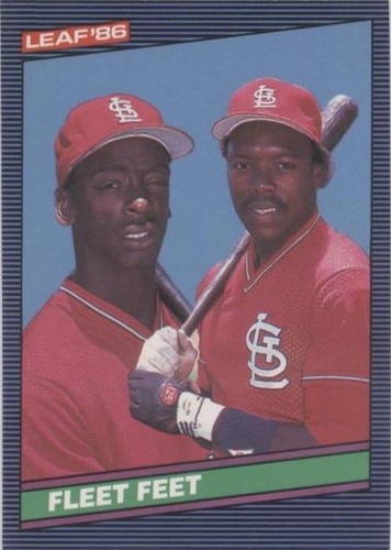 1986 Leaf Canadian - Vince Coleman Willie McGee #225