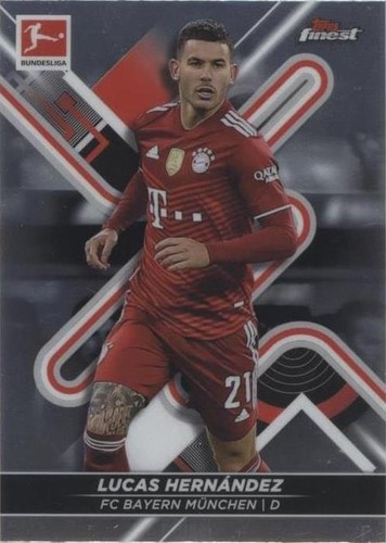 2021-22 Topps Finest Bundesliga Lucas Hernandez #129