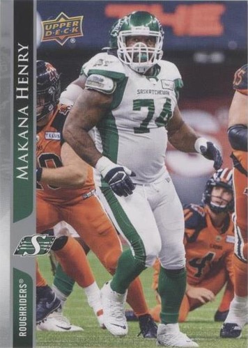 2021 Upper Deck CFL Makana Henry #124