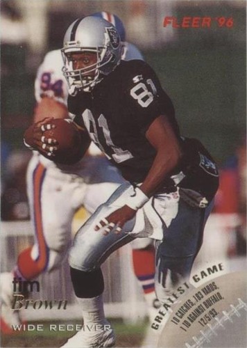 1996 Fleer Tim Brown #100