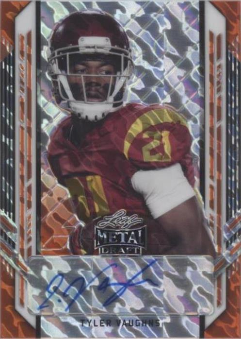 2021 Leaf Metal Draft Tyler Vaughns #PA-TV1